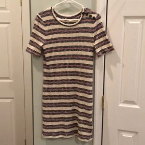 Madewell stripped sweater dress
